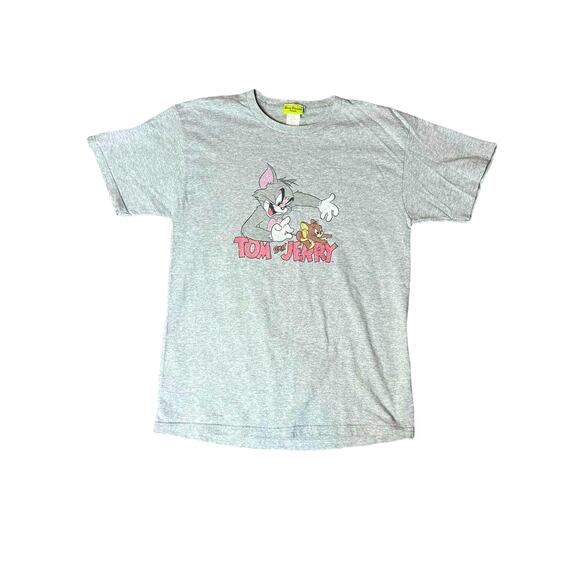 Vintage Hanna Barbera Tag 2004 Tom and Jerry Cartoon Tee Size Large - Picture 1 of 9